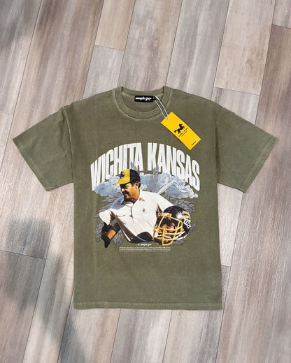 WSU Football Vintage Tee