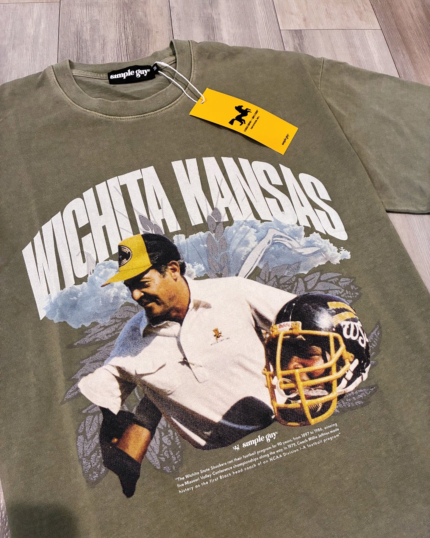 WSU Football Vintage Tee